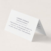 カスタムLip製品ディストリビューターのヒントとコツ 名刺 (裏面)