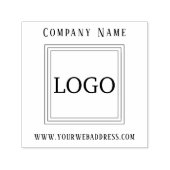 カスタムLOGOスクエアセルフインキングゴム印 セルフインキングスタンプ (デザイン)