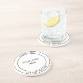 カスタムLogo Coaster:ビジネスのショーケース コースター (側面)