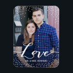 カスタムLoveの結婚Photo Magnet マグネット<br><div class="desc">写真はFiona Conradの提供： http://www.fionaconrad.com/#/special/splash/fiona-conrad-photography/と提供クリエイティブCommons: https://creativecommons.org/licenses/by/2.0/</div>