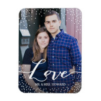 カスタムLoveの結婚Photo Magnet