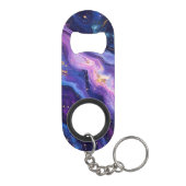 カスタムLove, Booze, and Cosmic Vibes結婚の キーホルダー栓抜き (裏面)