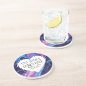 カスタムLove, Booze, and Cosmic Vibes結婚の コースター (側面)