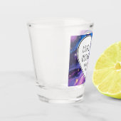 カスタムLove, Booze, and Cosmic Vibes結婚の ショットグラス (左)