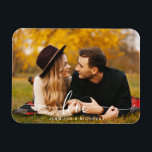 カスタムLove Script Photo Magnet マグネット<br><div class="desc">パーソナライズされたカスタムLove Scriptフォトマグネット</div>