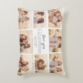 カスタムLove You Grandkids Photo Collage アクセントクッション (正面(垂直))