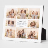 カスタムLove You Mommy Mothers Dayフォトコラージュ フォトプラーク (側面)