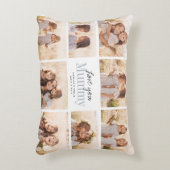 カスタムLove You Mummy Mothers Dayフォトコラージュ アクセントクッション (正面(垂直))