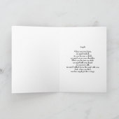 カスタムLoving Memory Keepsakeの写真 カード (内部)