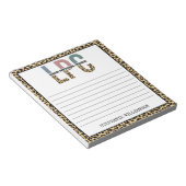 カスタムLPCライセンスプロフェッショナルカウンセラーギフト ノートパッド (アングル)