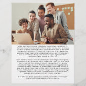 カスタムMade Businessをテーマにした4枚の写真 チラシ (裏面)