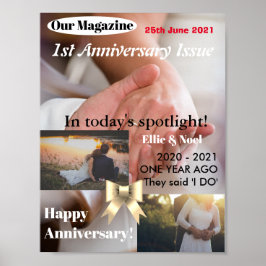 カスタムMagazine表紙1周年記念ポスター ポスター
