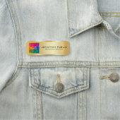 カスタムMagnetic Employee Photoまたはあなたのロゴはこちら 名札 (インサイチュ)