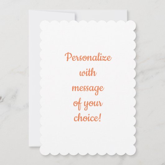 カスタムMahalo – ありがとう~ハワイアンルアウ(ハワイ式宴会)カード サンキューカード (裏面)