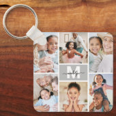 カスタムMake Your Own 6フォトコラージュ キーホルダー (正面)
