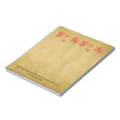 カスタムMaple葉小メモ帳 ノートパッド (回転)