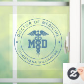 カスタムMD医学博士の卒業 ウィンドウサイン (ホーム)