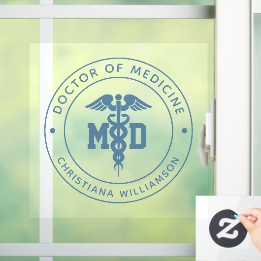 カスタムMD医学博士の卒業 ウィンドウサイン (ホーム)