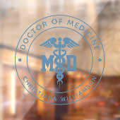 カスタムMD医学博士の卒業 ウィンドウサイン (シート2)