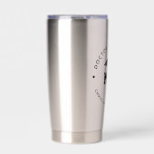 カスタムMD医学博士の卒業 保温保冷タンブラー (正面)