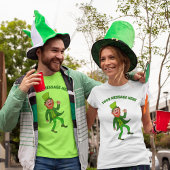カスタムMessage Cartoon Leprechaun Tシャツ