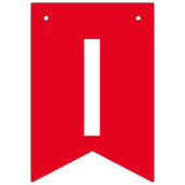 カスタムMessage Rainbow It's A Girl Banner バンティングフラッグ (第3の旗)