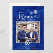 カスタムMidnight Blue 実在 EstatePhoto Chrimas シーズンカード (正面/裏面)