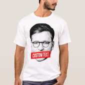 カスタムMike Johnsonメッセージ Tシャツ (正面)