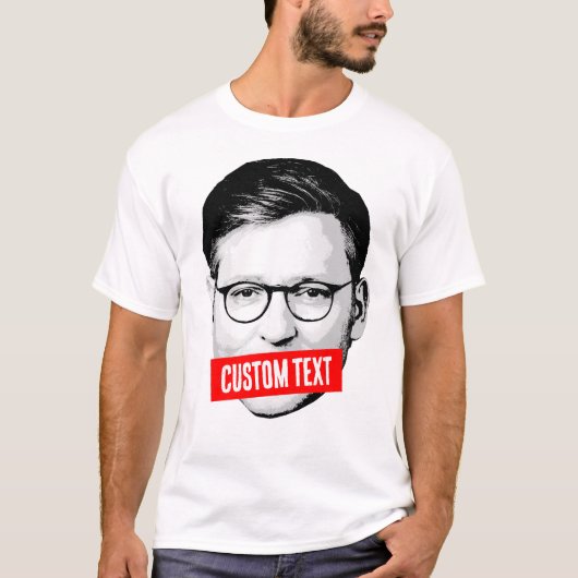 カスタムMike Johnsonメッセージ Tシャツ (正面)