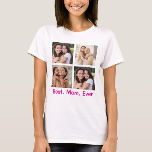 カスタムMomフォトシャ最高のツ – .母さん。今まで。プレゼント Tシャツ
