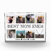 カスタムmom用のギフト写真コラージアクリルブロック フォトブロック (正面)