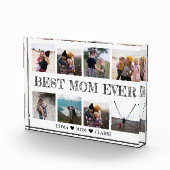 カスタムmom用のギフト写真コラージアクリルブロック フォトブロック (右)