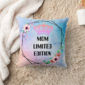 カスタムMOM LIMITED EDITION CROWN CUTE MOTHERS Day クッション (ブランケット)