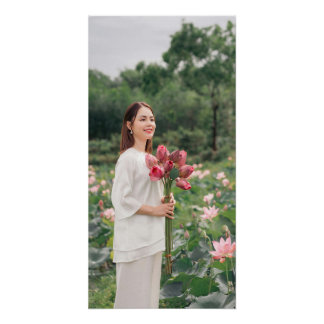 カスタムMom Photo Bouquet Personalize Glossyポスター ポスター