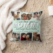 カスタムMommyエレガント Photo collageを愛している クッション (ブランケット)