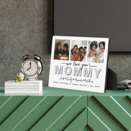 カスタムMommyエレガント Photo collageを愛している フォトプラーク