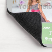 カスタムMom's Photo Collage Pink/Green/Gray マウスパッド (コーナー)