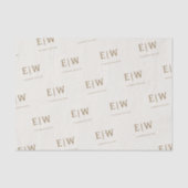 カスタムMonogram Business Company Packaging 薄葉紙 (正面)