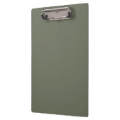 カスタムMoss Green Clipboard - お洒落 Matte クリップボード (左)