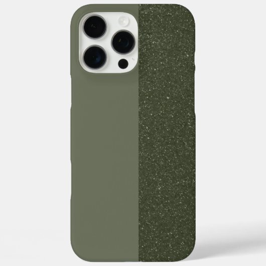 カスタムMoss Green SplitテクスチャiPhoneケース Case-Mate iPhoneケース (裏面)