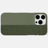 カスタムMoss Green SplitテクスチャiPhoneケース Case-Mate iPhoneケース (裏面 (横))