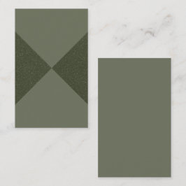 カスタムMoss Green X Pattern名刺 名刺