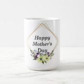 "カスタムMother's Day Coffee Mug – テキストの追加" コーヒーマグカップ (中央)