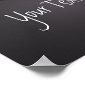 カスタムMovie Director Clapboard Your Text ポスター (角)