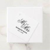 カスタムMr&Mrs新婚結婚式の引出物タグ フェイバータグ (インサイチュ)