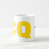 カスタムMug Ham無線オペレータのコールサイン名 コーヒーマグカップ (中央)