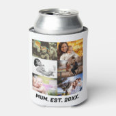 カスタムMum EST 20XX 6フォトコラージュクーラーボックス 缶クーラー (缶正面)
