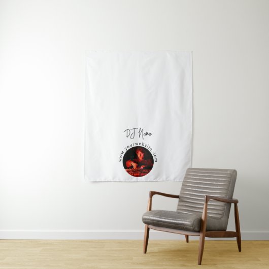 カスタムMusic DJカスタムフォトテーブルランナーバナー タペストリー (インサイチュ)