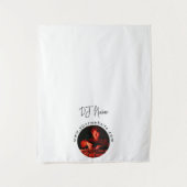 カスタムMusic DJカスタムフォトテーブルランナーバナー タペストリー (正面)