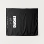 カスタムMusic DJ Business Logoテーブルランナーバナー タペストリー (正面(横))